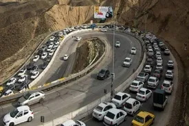 جاده چالوس بسته شد