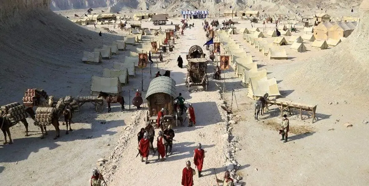 ببینید | آخرین وضعیت سریال پرخرج تلویزیون | فیلمبرداری در دوره باستان