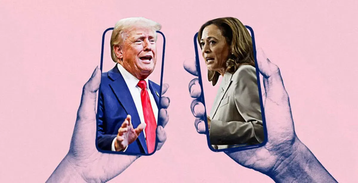 هریس فاصله با ترامپ را حفظ کرده است