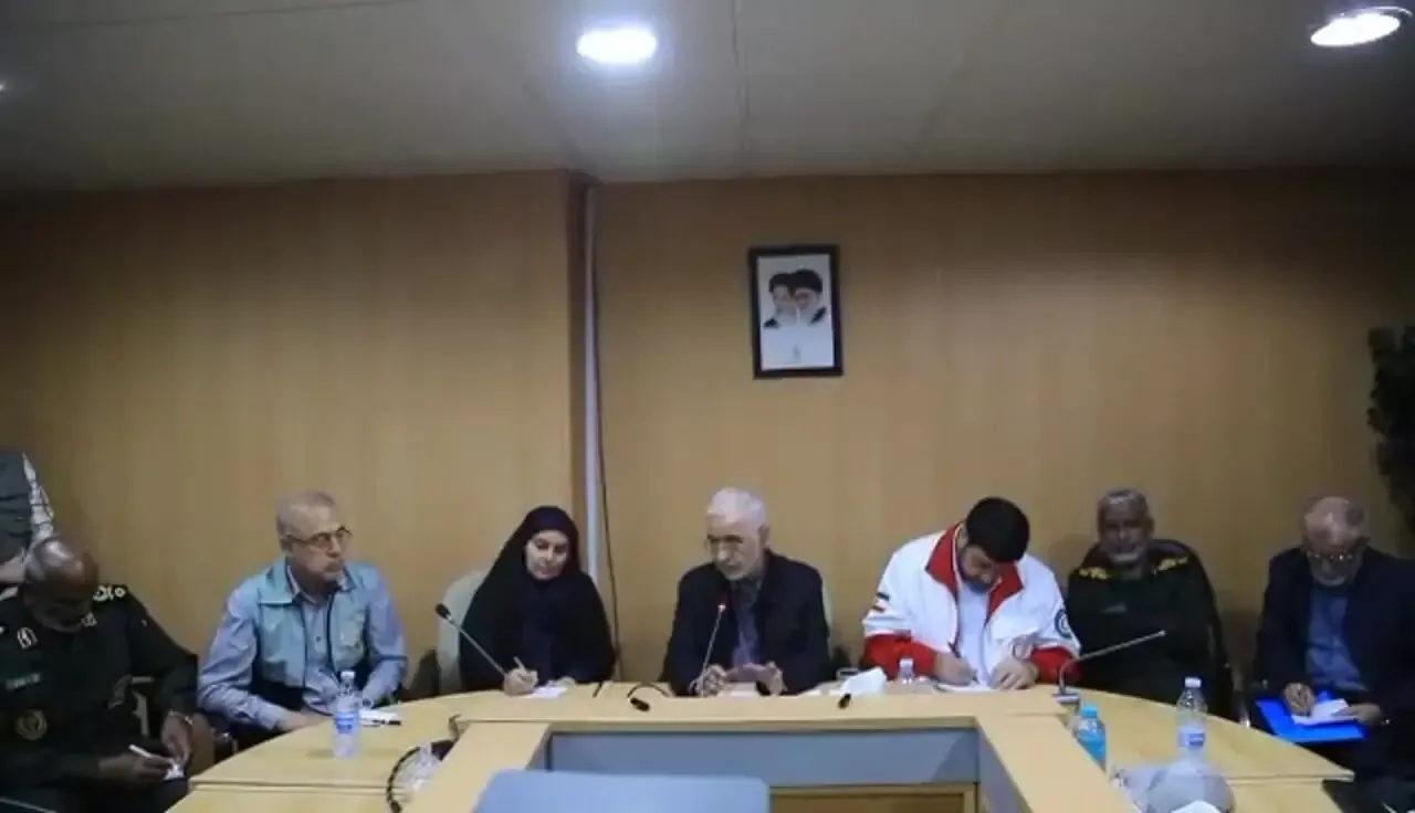 صدای انفجار هنگام جلسه وزیر کشور در بندرعباس/  ببینید