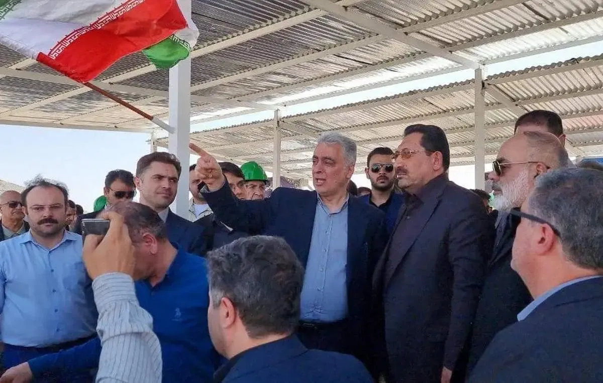 بازدید وزیر صمت  از پروژه بزرگ مس جانجا