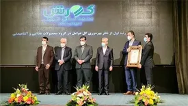 صنعت غذایی کورش جایگاه نخست در بهره وری کل عوامل