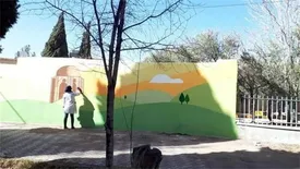 گل‌گهر در زیباسازی شهر با شهرداری مشارکت کرد