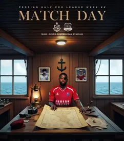 پوستر جنجالی نساجی برای دیدار با ملوان/ کوین یامگا در نقش دزد دریایی!