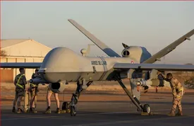 انهدام پهپادهای اربیتر و هرون مسلح در آسمان تهران و کرج توسط سپاه