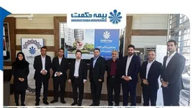 مدیرعامل شرکت بیمه حکمت از شعبه مرکزی ساری بازدید کرد