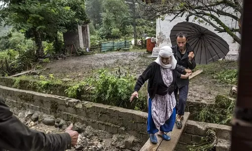 خسارت سیل در روستاهای تالش/عکس:پویا بازارگرد