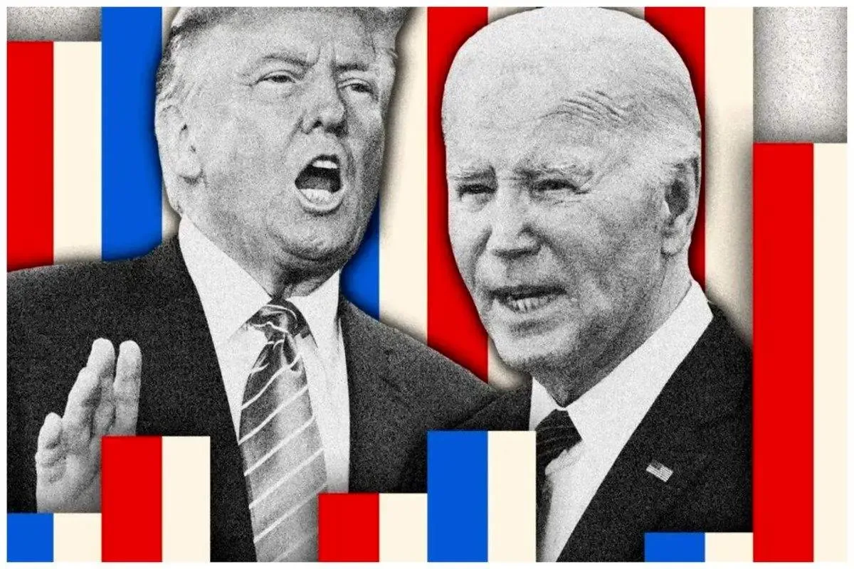 مناظره ۹۰ دقیقه‌ای ترامپ و بایدن بدون مخاطب