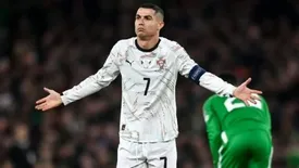 خطر محرومیت رونالدو/ کارت قرمز مقابل ایرلند ممکن است بازی‌های ابتدایی جام جهانی را از دست بدهد