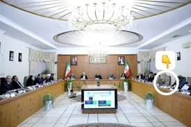 صندلی خالی همتی در جلسه هیأت دولت/ عکس