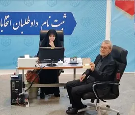 شوخی خبرنگار با لاریجانی: با اسنپ آمدید یا تپسی؟ /لاریجانی: چیزهای مهمتری در آن توئیت بود