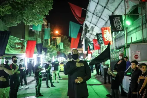 تکیه سیار /عکس : مجید عسگری پور