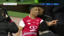 گل دوم پرسپولیس به استقلال توسط علیپور/ فیلم
