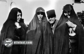 یک مدرسه دخترانه تهران در سال ۱۳۱۰/ عکس