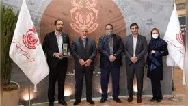 تندیس غرفه برتر به شرکت مس رسید