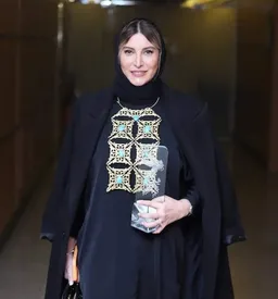 کولاک فریبا نادری در خارج از کشور/ عکس