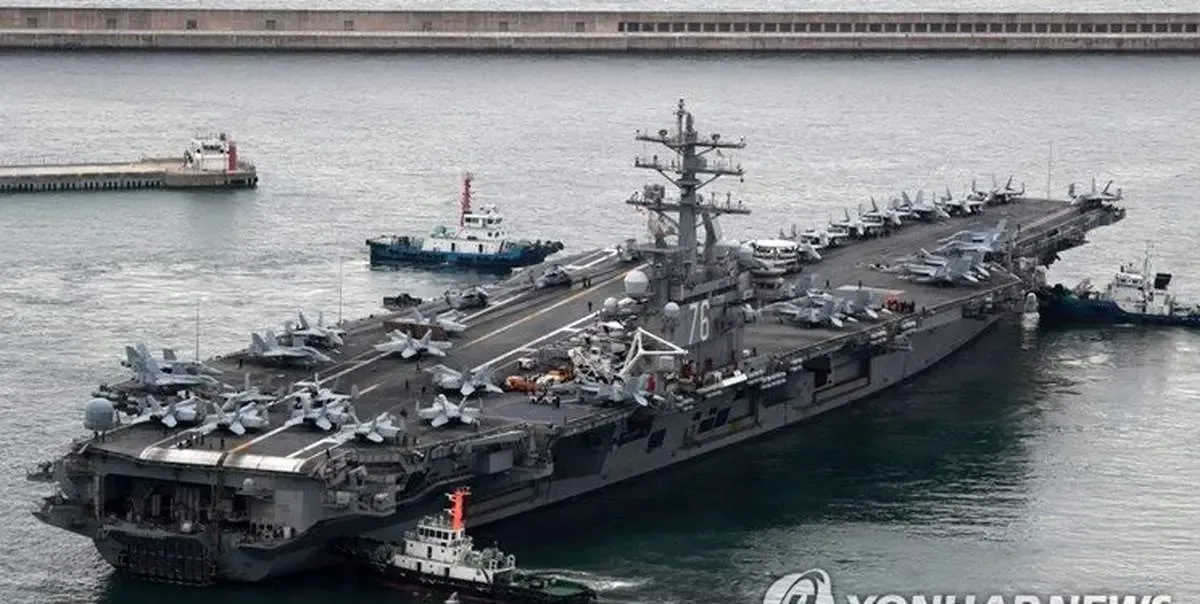 ناو آیزنهاور مدعی ساقط کردن پهپاد ایرانی شد