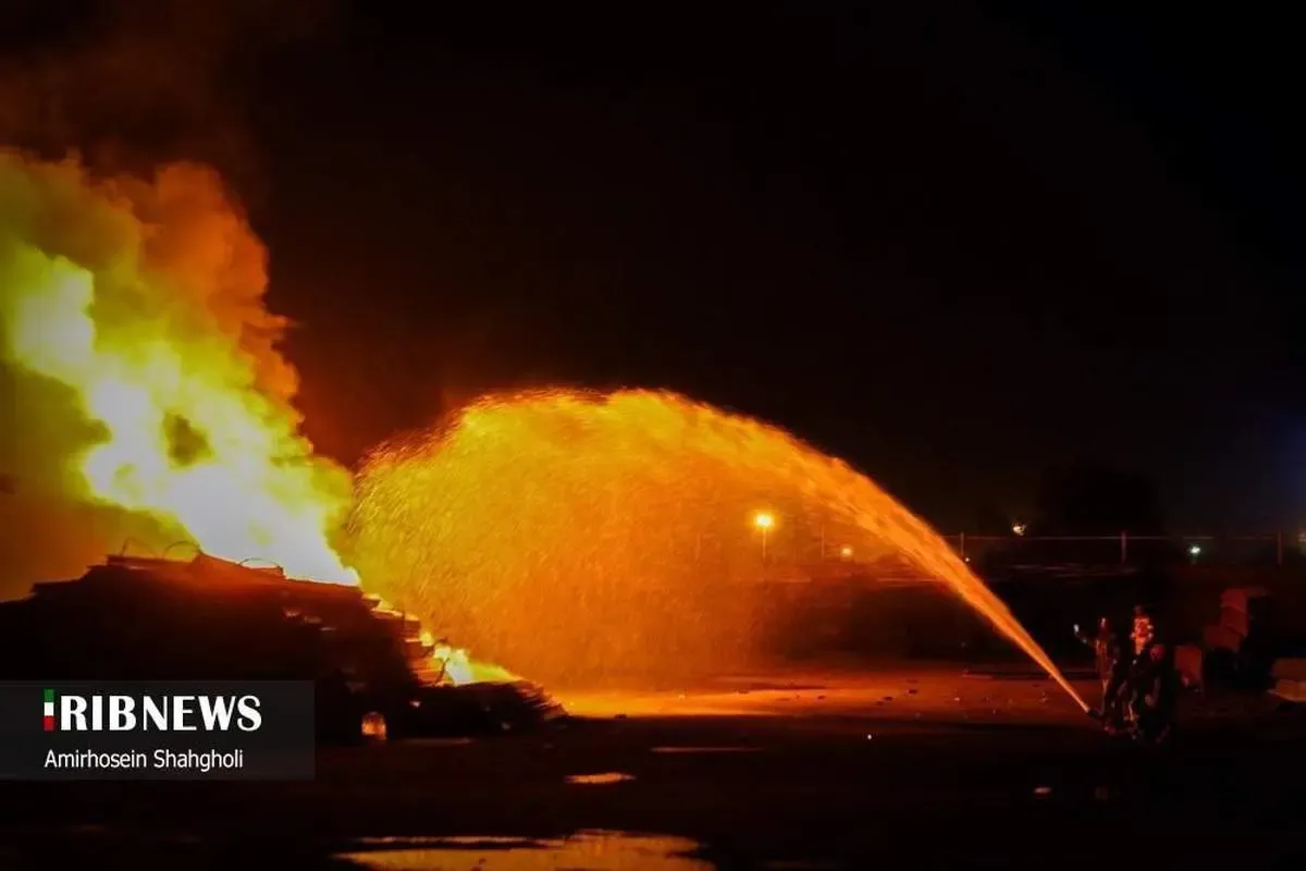 آتش در تهران/ تصاویر