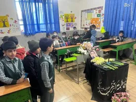 نیمکت‌های خالی ۲۰ دانش آموز شهید/ عکس