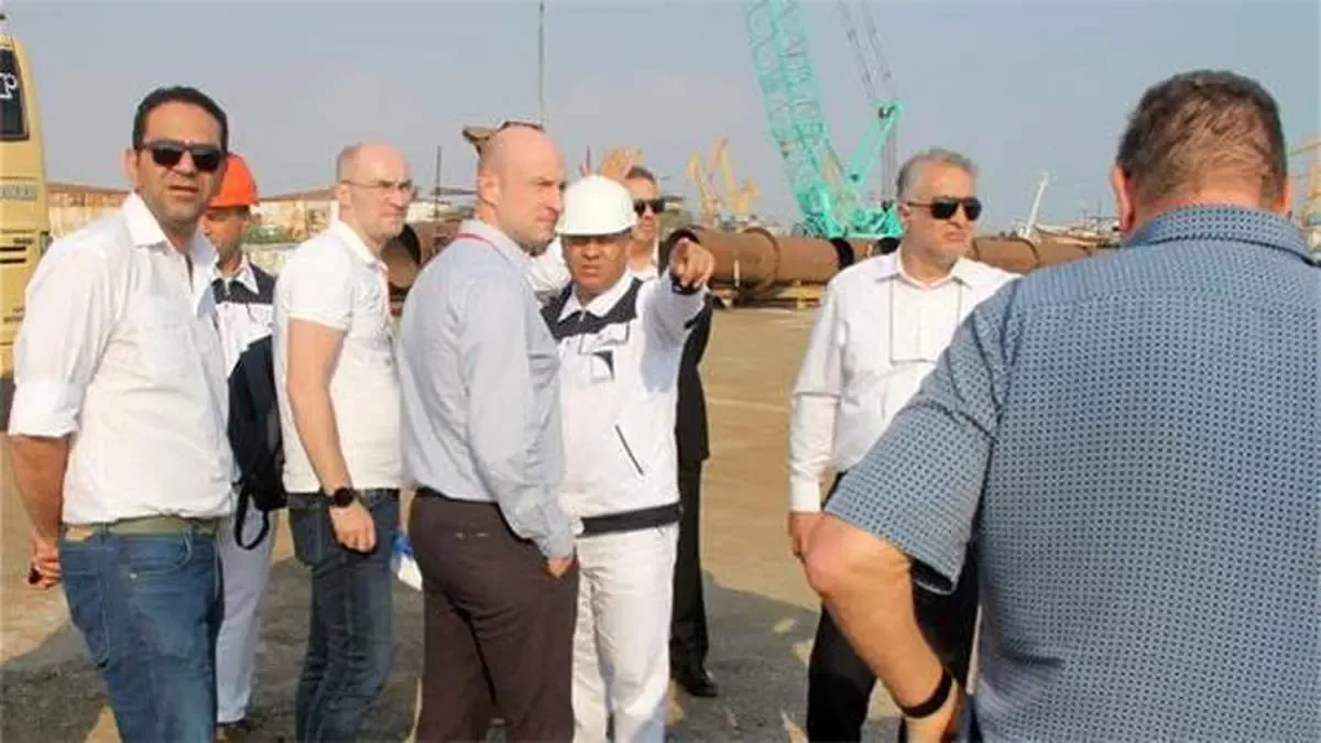 بازدید مدیران و مهندسین شرکت گازپروم روسیه از مجتمع ایزوایکو
