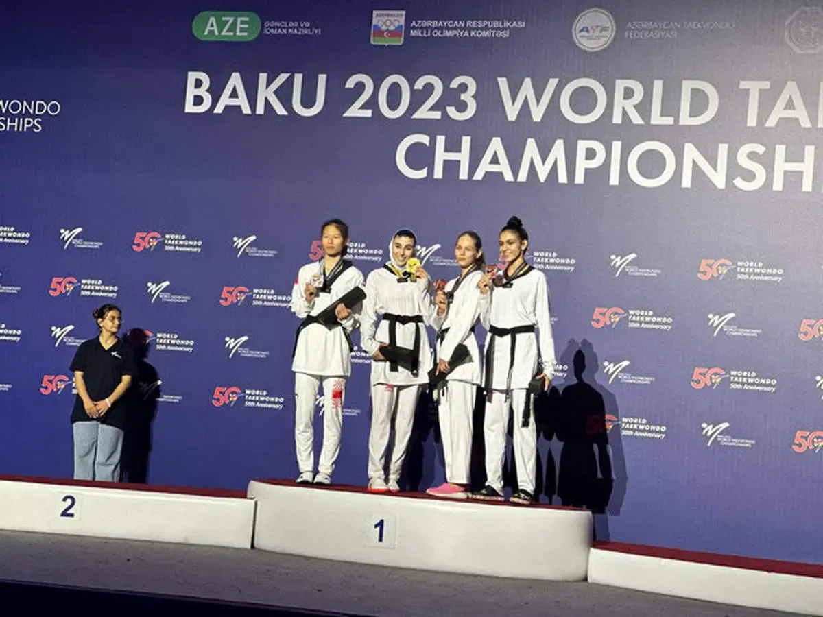 مقام پنجمی جهان برای تکواندوی زنان ایران / تیم مردان دوازدهم شدند