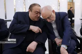 گپ و گفت معاون روحانی و مشاور سعید جلیلی در حاشیه یک مراسم