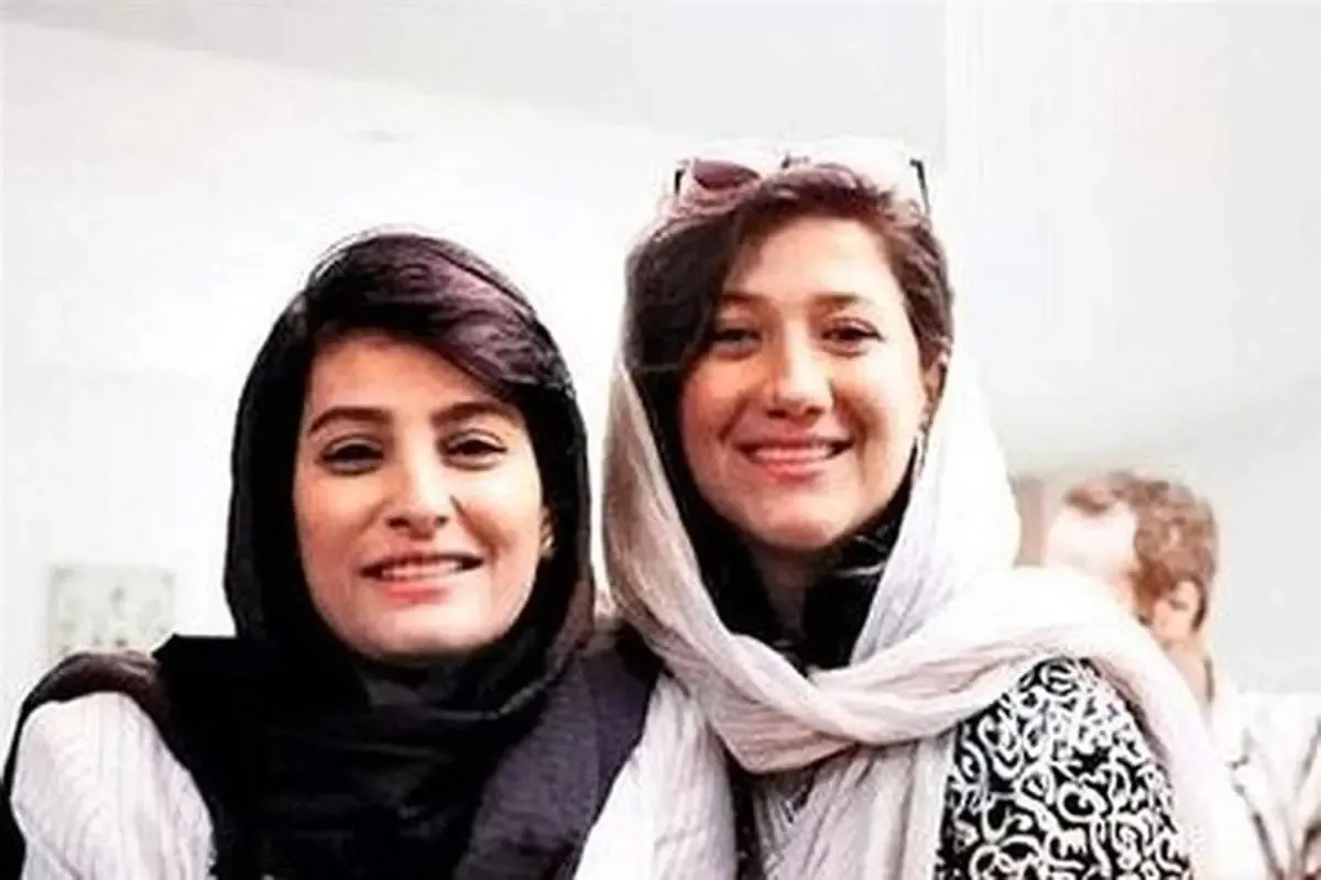 الهه محمدی و نیلوفر حامدی  در راه دومین جلسه دادگاه