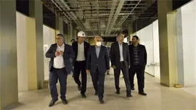 بازدید مدیرعامل سازمان منطقه آزاد انزلی از پروژه تجاری فرهنگی آرش مال