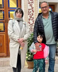 رامبد جوان، نگار جواهریان و دخترش نوردخت در کاشان/ عکس