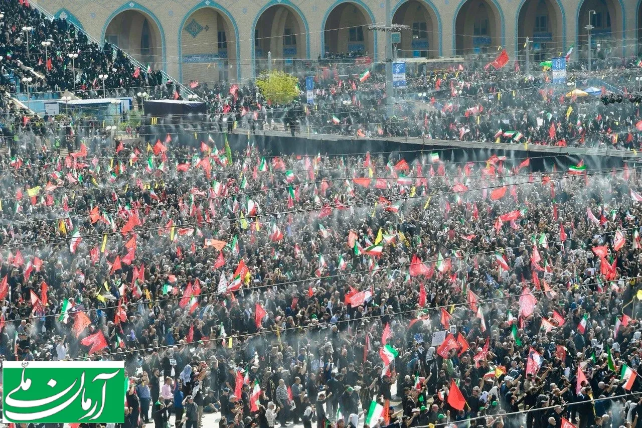تشییع رهبر شهید حجت