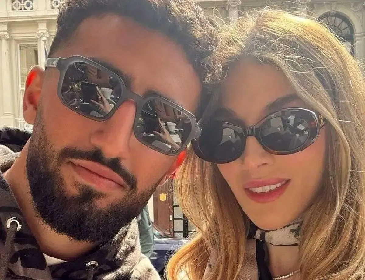 چهره متفاوت ستاره فوتبال ایران در کنار همسر خارجی‌اش/ عکس