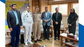 مدیرعامل بیمه حکمت با دریادار دوم امیر رضا قربانی دیدار کرد