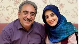 ستاره سادات قطبی و شهرام شکیبا  در هیئت/ عکس