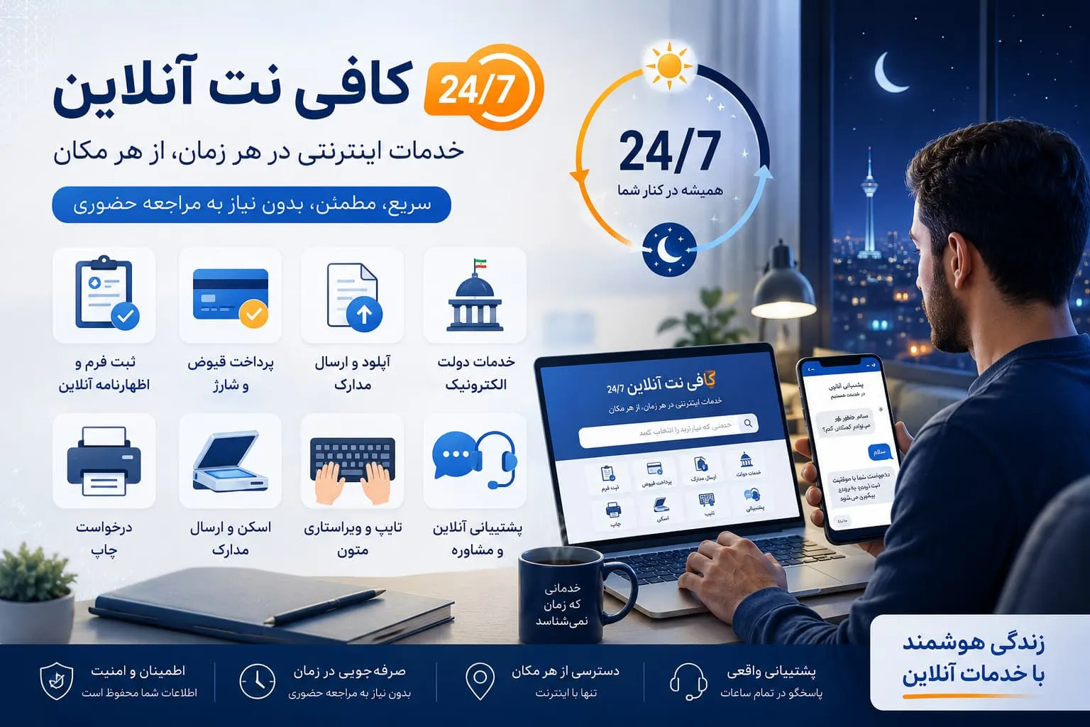 بهترین کافی نت آنلاین کشور