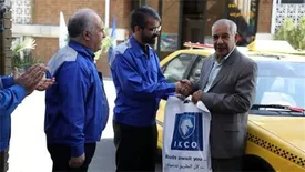 قدردانی هیات مدیره ایرانخودرو از راننده تاکسی امانتدار