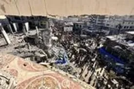 بازار غزه در آتش‌بس موقت + عکس