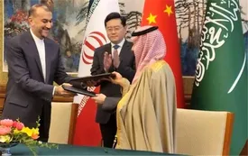 بیانیه مشترک ایران و عربستان به امضا رسید / این بیانیه با تاکید بر اهمیت توافق پکن و فعال سازی آن با هدف اعتمادسازی متقابل و  گسترش زمینه‌های همکاری امضا شد