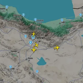 انتقال هواپیماهای فرودگاه مهرآباد به مکان امن