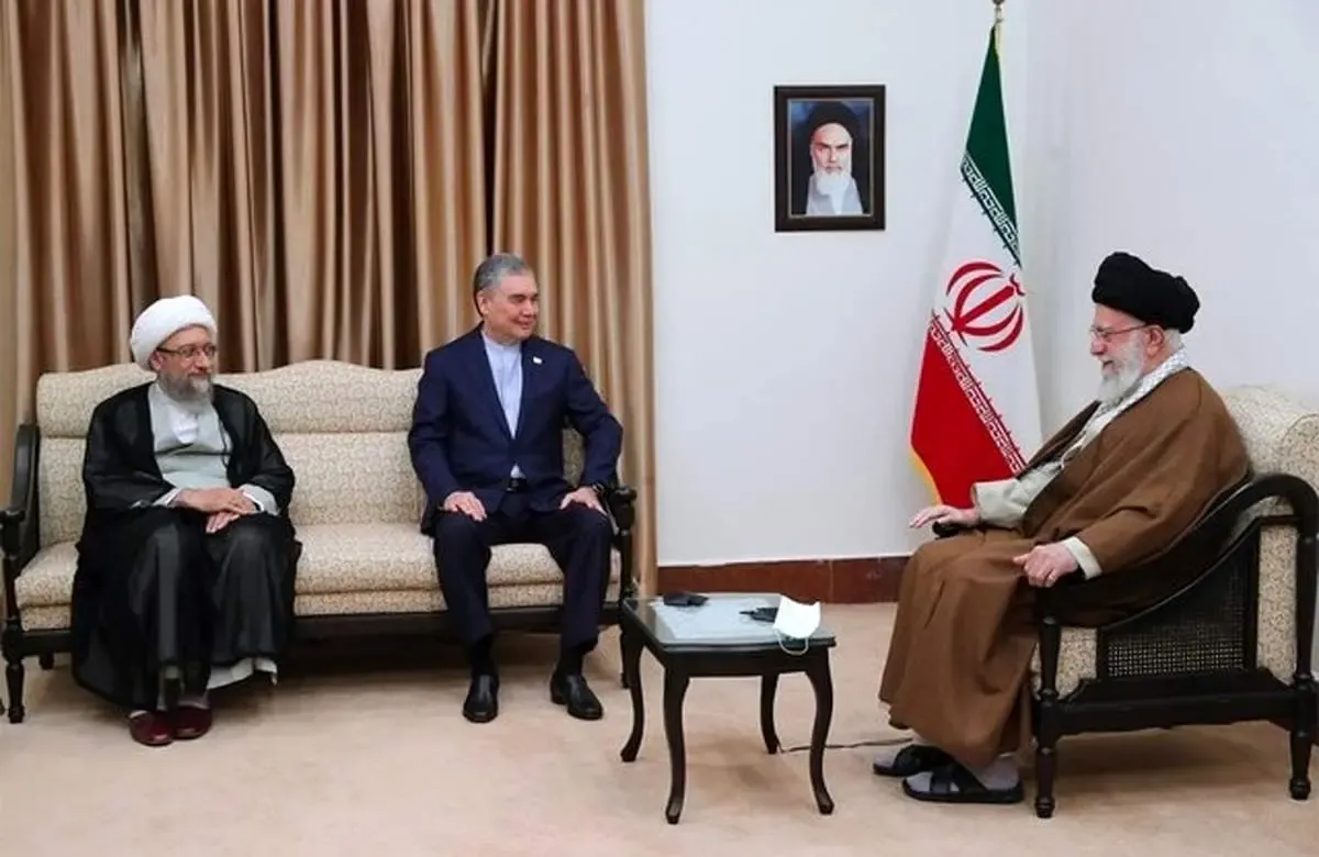 «قربانقلی بردی محمداف» با رهبر انقلاب دیدار کرد