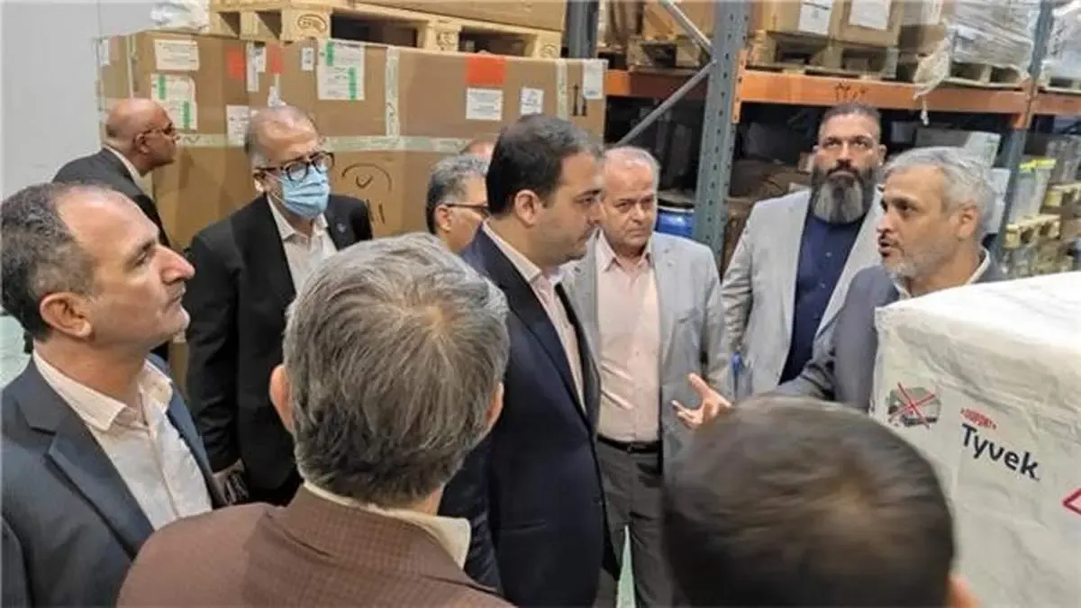 بازدید مدیر عامل منطقه ویژه اقتصادی و فرودگاه بین‌المللی پیام از شرکت انبارهای عمومی مستقر در  فرودگاه امام خمینی(ره)