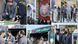 ادای احترام مدیرعامل بیمه کوثر و هیئت همراه با حضور بر مزار سردار دلها حاج قاسم سلیمانی