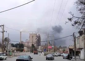 آتش‌سوزی در کارخانه سیمان دورود/ مخزن مازوت طعمه حریق شد