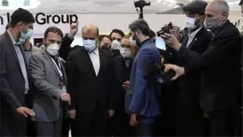بازدید وزیر راه و شهرسازی از غرفه ایدرو در نمایشگاه حمل و نقل