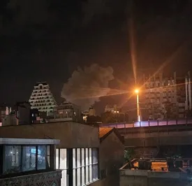 فوری/ اولین تصاویر از دود ناشی از انفجار شدید در تهران