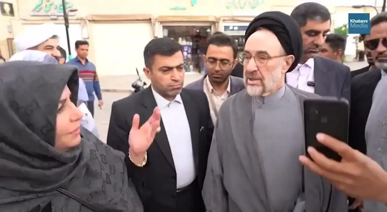 سیدمحمد خاتمی بعد از ۱۵ سال به میان مردم رفت/ ببینید