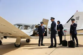 اولین تاکسی پرنده ایران در کرج به پرواز درآمد /عکس