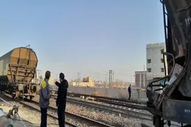 حادثه ریلی در مسیر شهرری به گرمسار