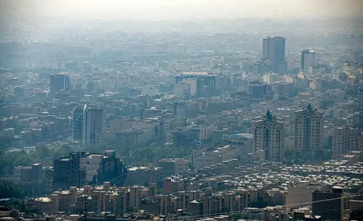 وارونگی و آلودگی هوای کرج/عکس : عارف فتحی