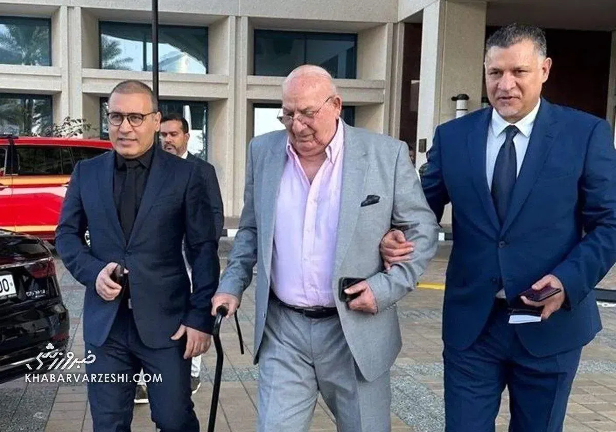 عکس/ آشتی‌کنان دو چهره ماندگار پرسپولیس در دبی