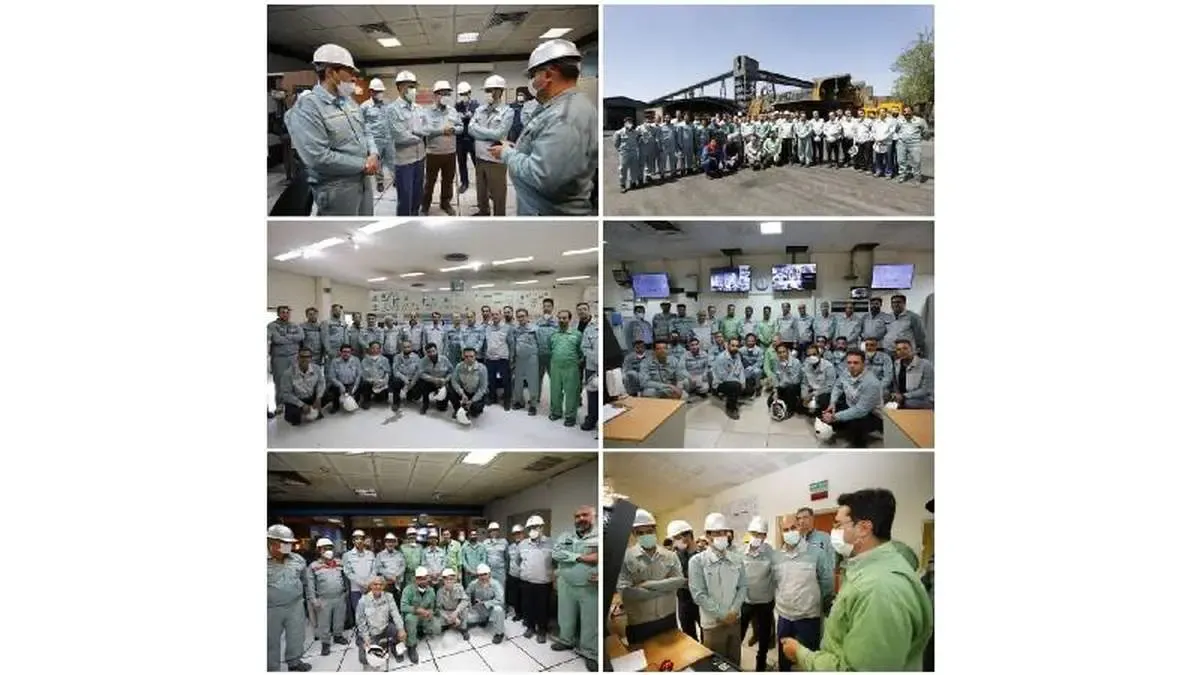 بازدید  مدیرعامل فولاد مبارکه  از نواحی فولادسازی و آهن‌سازی